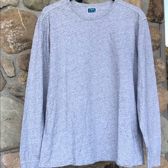 J Crew long sleeve crew neck t shirt